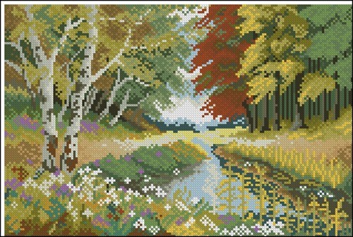 Autumn Forest Landscape