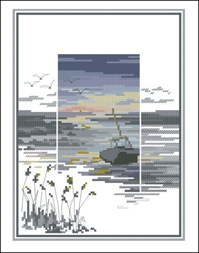 Sunset at Low Tide