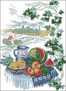 Натюрморт с арбузом