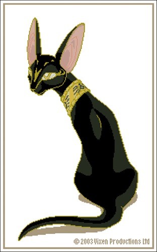 Египетская черная кошка