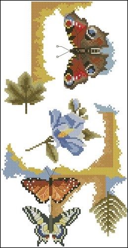 Butterfly collage