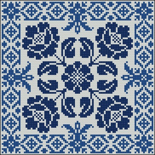 Pillow 30 Blue China
