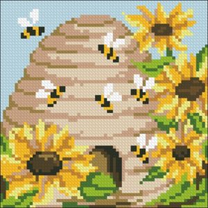 Beehive Cushion Front Beehive Cushion Front