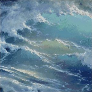 Ocean Wave Pillow Ocean Wave Pillow