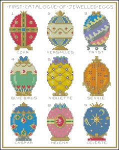 Jewelled eggs sampler Jewelled eggs sampler