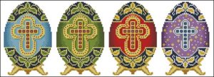 Вышивка пасхальных яиц