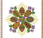 Схема для вышивки дорожки к Пасхе Схема для вышивки дорожки к Пасхе