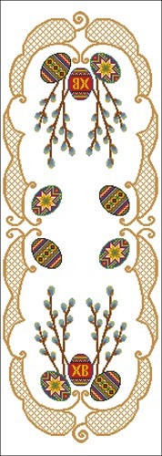 Пасхальная дорожка с вербой