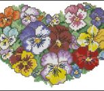 Pansy Heart Pansy Heart