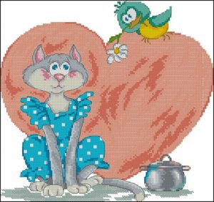 Влюбленная кошечка Влюбленная кошечка