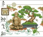 Bonsai and budda Bonsai and budda