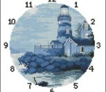Циферблат часов, маяк Циферблат часов, маяк