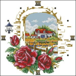 Настенные часы с пейзажем Настенные часы с пейзажем