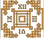 Часы с красивым орнаментом Часы с красивым орнаментом