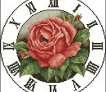 Clock Red Rose Clock Red Rose