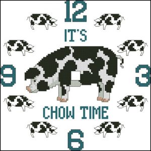 It's chow time clock It's chow time clock