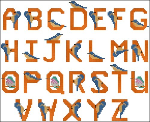 Bluebird Alphabet