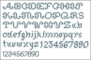 Birth Sampler Alphabets Birth Sampler Alphabets