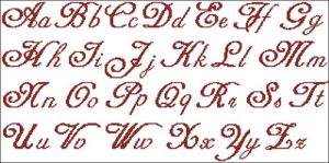Flowing Cursive Monogram Letters Flowing Cursive Monogram Letters