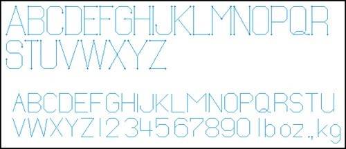 English alphabet