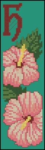 Bookmark - Hibiscus