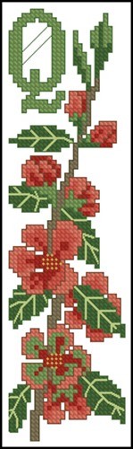 Bookmark - Quince Blossom
