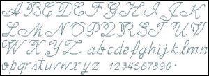 Cursive English Alphabet Cursive English Alphabet