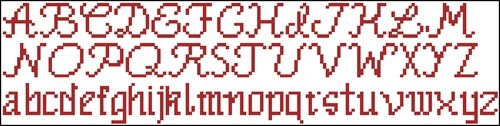 ABC for cross stitch