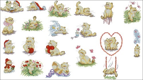 Kitten Mini Motifs