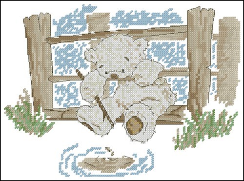 Teddy Bear Sailing a Boat