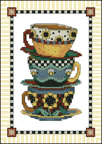 Stacked cups