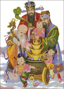 Chinese Blessing Gods Chinese Blessing Gods