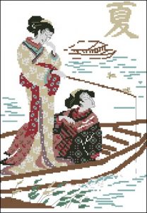 Японки в лодке Японки в лодке