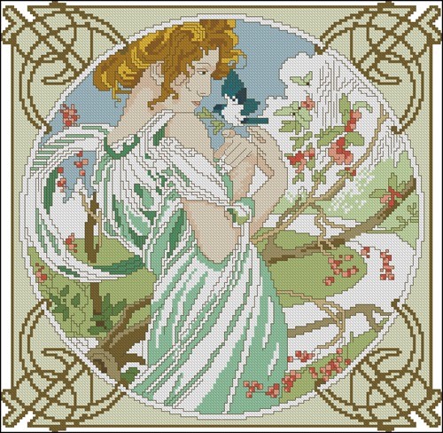 Pillow Spring A Mucha