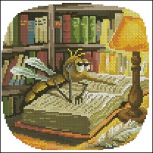 Комарик за книгой Комарик за книгой
