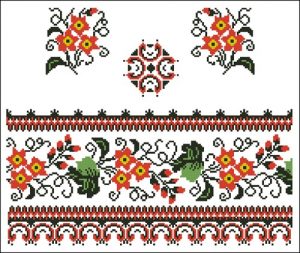 Рушник «Квіти сходу» Рушник «Квіти сходу»