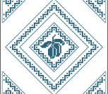 Середина скатерти со сливами Середина скатерти со сливами