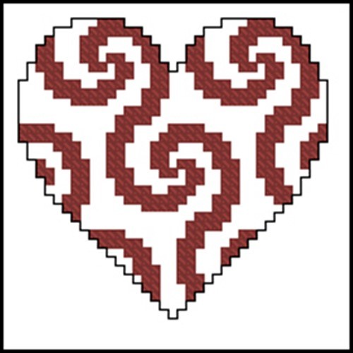 Swirling Heart Motif