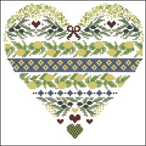 Coeur olive citron