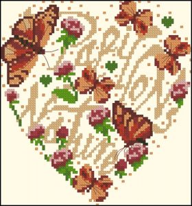 SFV coeur papillons nature