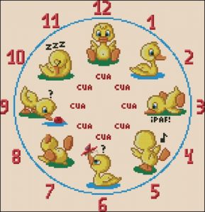 Relojes Patitos