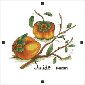 Часы с хурмой
