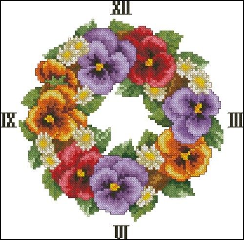 Pansy Wreath