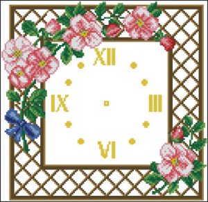 Clock Apple Blossom Clock Apple Blossom