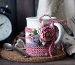 Чехол-грелка на кружку своими руками: смотреть мастер-классы онлайн! Чехол-грелка на кружку фото