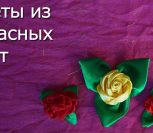 ВИДЕО: Цветы из атласных лент своими руками. Мастер класс - делаем красивые розы ВИДЕО: Цветы из атласных лент своими руками. Мастер класс – делаем красивые розы