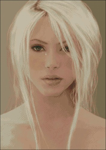 Portrait of a Blonde Girl