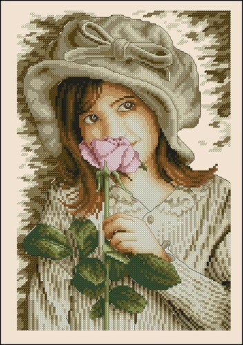 Girl with a Rose