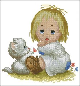 Игры с котенком Игры с котенком