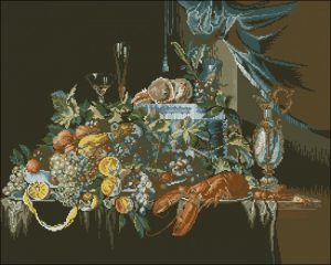 Sumptuous Still Life with Lobste
